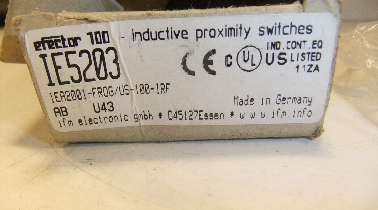 Efector IEA2001-FROG/US-100-IRF-IE5203 Inductive Sensor