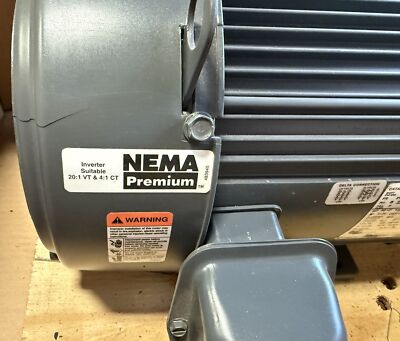 NIDEC US Motors U7P2D AS68 230/460 V AC 1765 RPM 7.5 HP Motor