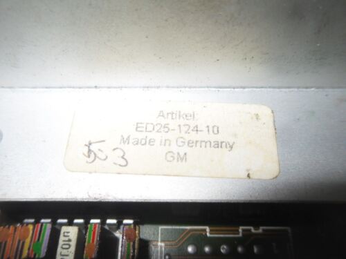Parker ED25-124-10 Valve Driver Card