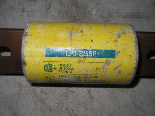 Bussmann LPJ-225SP LOW-PEAK 600 VAC 225 A Time-Delay Current-Limiting Fuse