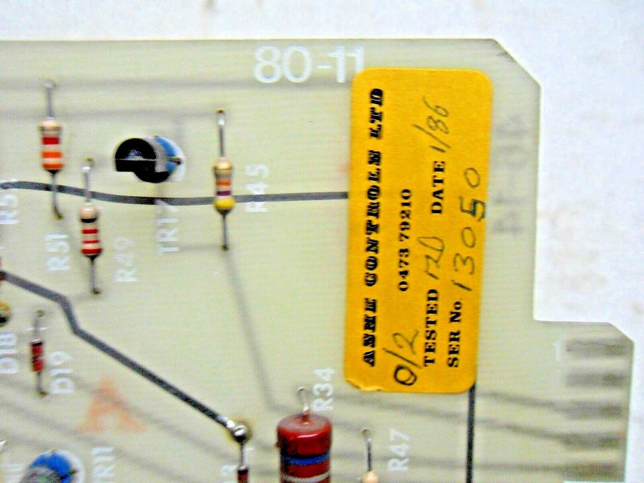 Ashe Controls 8011 Unwind Firing Circuit Board