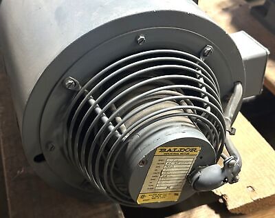 Baldor ZDM3774T 230/460V 10HP 1760-6000RPM 3PH Vector Duty Motor & EF5000 Blower