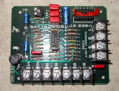 Saftronics CA 238-1 Current Limit Card ECN8-105