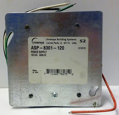 Invensys ASP-8301-120 Power Supply