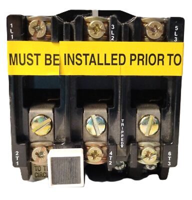 Allen-Bradley 592-JOV16 24 A 3-Pole Eutectic Alloy Overload Protection Relay