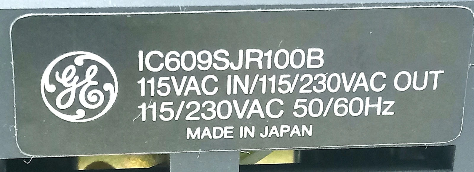 GE IC609SJR100 SERIESONEJUNIOR 115 V AC PLC Processor