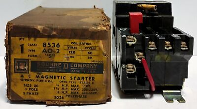 Square D 8536-A02S AC Magnetic Starter
