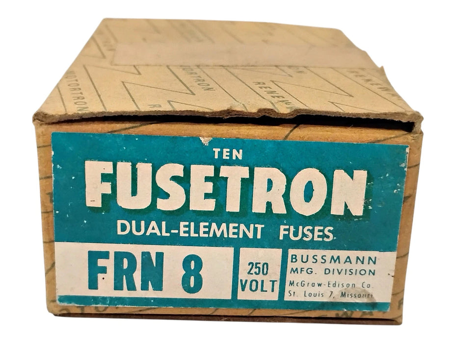 Bussmann FRN-8 250 VAC 8 A Non-Current-Limiting Time-Delay Fuses