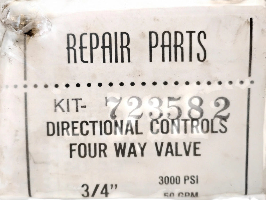 Bosch Racine 723582 Repair Kit for 3/4" 3000 PSI 50 GPM 4-Way Directional Valve