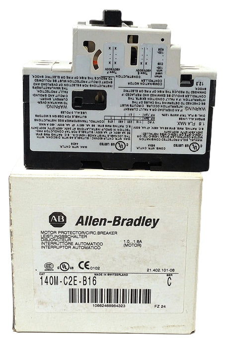 Allen-Bradley 140M-C2E-B16 Ser C 1.0-1.6 A Motor Protector Circuit Breaker