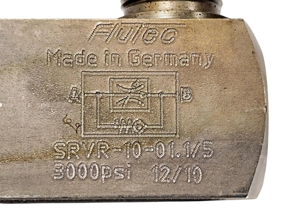 FLUTEC SRVR-10-01.1/5 3000 psi Hydraulic Manual Flow Control Valve