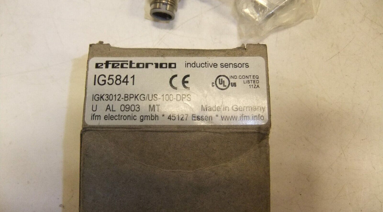 IFM Efector Inductive Sensor IG5841 IGK3012-BPKG/US-100-DPS