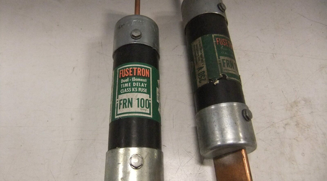 2 Bussmann Fusetron Fuses FRN100