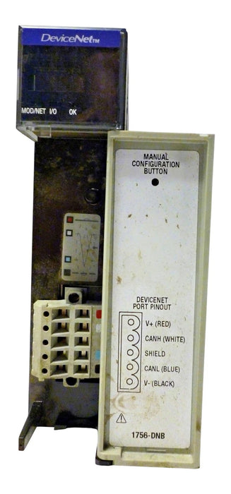 Allen-Bradley 1756-DNB Ser A CAT Rev M01 F/W Rev 3.010 24 VDC Digital PLC Module