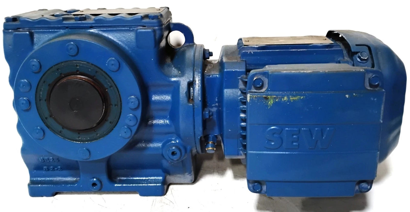 SEW Eurodrive SA57 DRS71S4 87.7653008701.0001.18.80 8.5-1700 RPM 0.5HP Gearmotor
