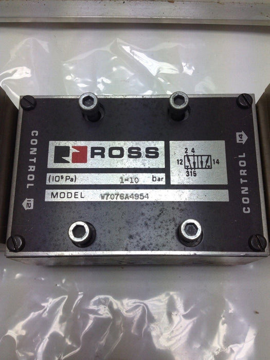 Ross CONTROLS W7076A4954 PNEUMATIC SOLENOID VALVE