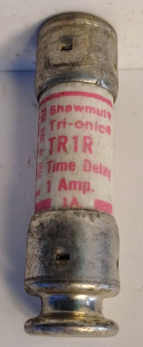 Ferraz Shawmut TR1R 250 V AC 1 A Tri-onic Time Delay Fuse - Lot of 4