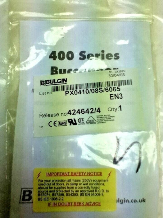 3 NEW BULGIN PX0410/08P/6065 PLUGS
