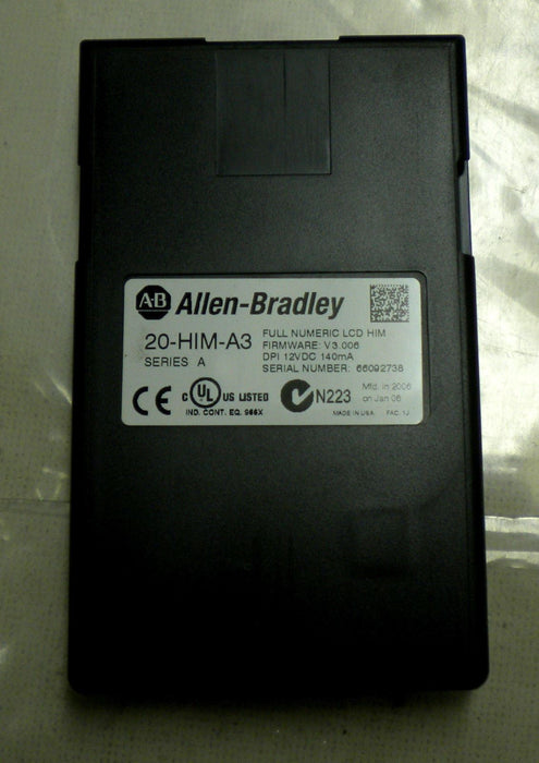 Allen-Bradley Power Flex 700 20BD2P1A3AYNANC0 480VAC 3PH 2.1A