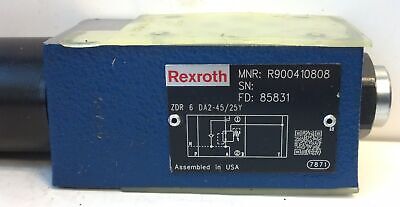 Rexroth R900410808 Size 6 25 Bar 50 LPM Direct Operated Pressure Reducing Valve