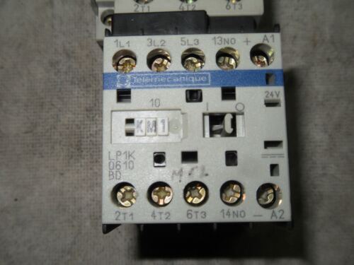 1 TELEMECANIQUE GV2-M06 STARTER PROTECTOR & CONTACTOR LP1-K0610-BD