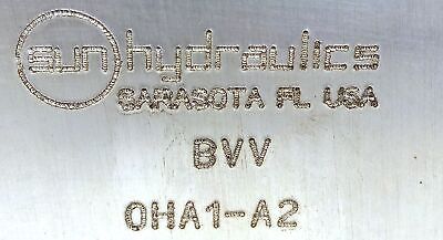 Sun Hydraulics BVV Manifold with CBEA LHN Counterbalance