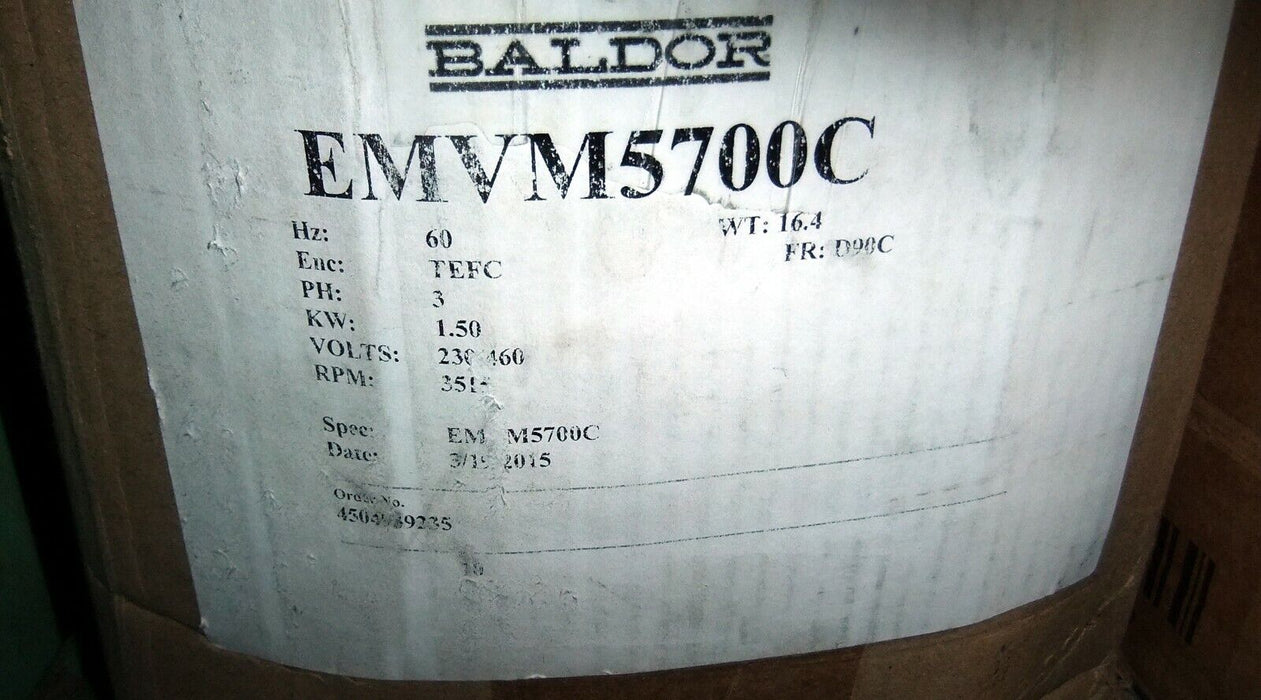 Baldor Motor EMVM5700C