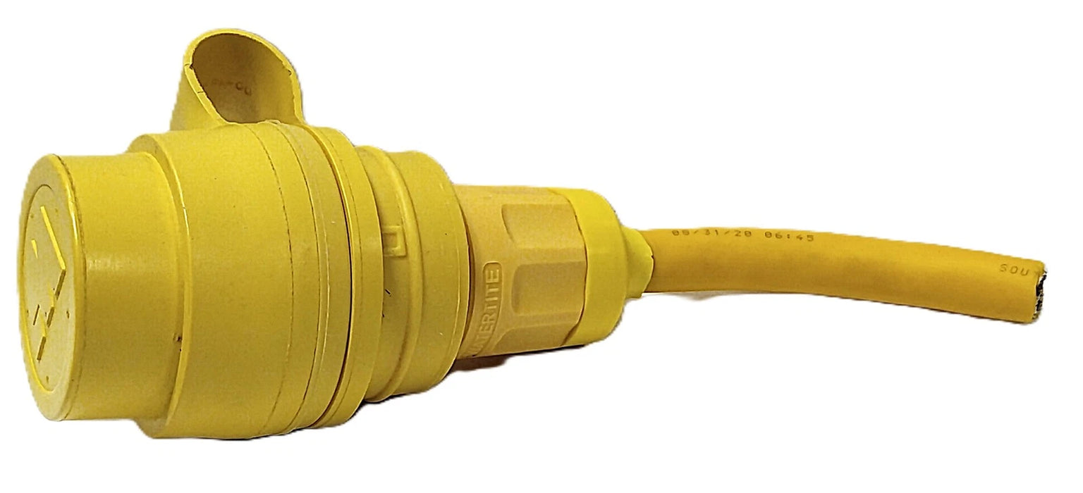 Hubbell HBL26W76 480 V AC 20 A 4 Wire 3 Pole Twist-Lock Plug