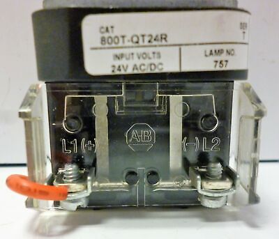 Allen-Bradley 800T-QT24R Red Illuminated Pushbutton