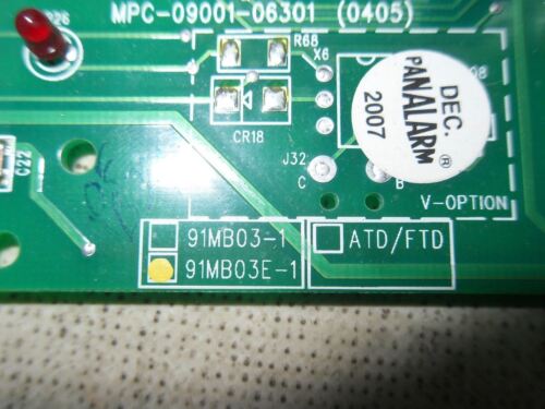 1 PANALARM 91TF1KP125DC4CE 91MB03E-1 RELAY PC BOARD
