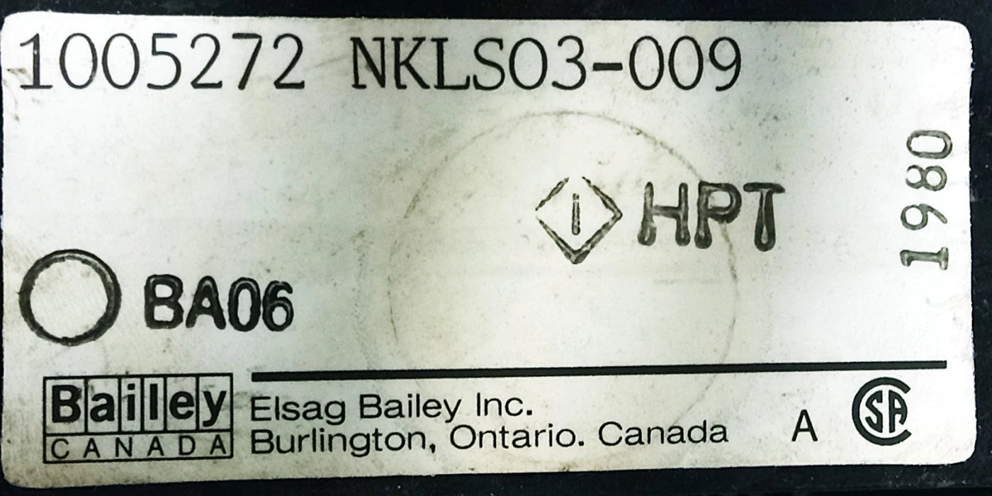 ABB Bailey NKLS03-009 PLC Cable