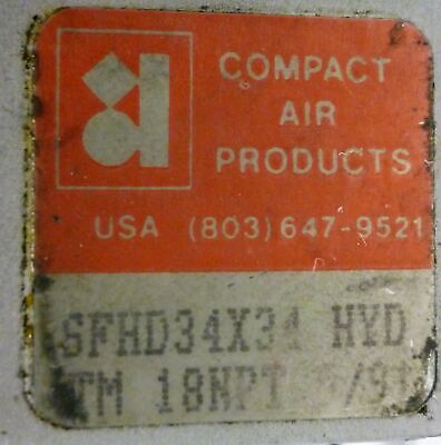 Compact Air Products SFHD34X34-HYD Compact Pneumatic Cylinder