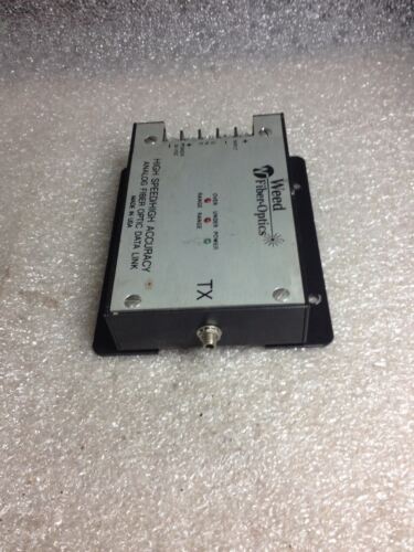 Weed Fiber-Optics 20876 High Speed/Accuracy Analog Fiber Optic Data Link