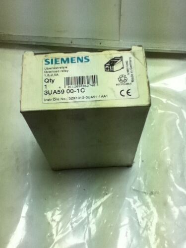 Siemens 3UA59-00-1C OVERLOAD RELAY