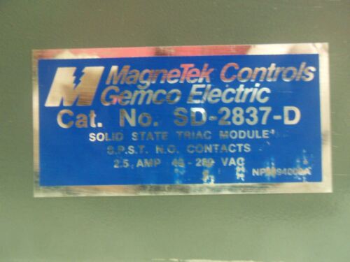 Magnetek Gemco SD2837D Output Module