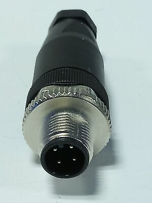 Allen-Bradley 871A-TS4-DM Micro 4 Pin Straight Male PG7 PLC Cable Connector