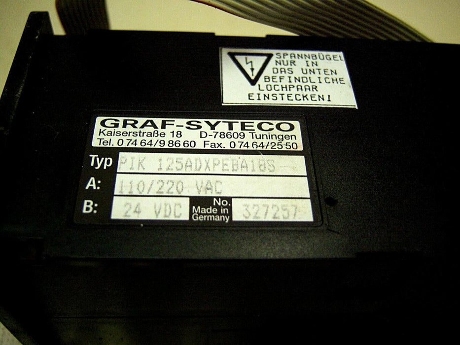 Graf -Syteco PIK 125ADXPEBA18S 110/120 & 24 VDC