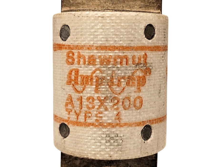 Shawmut A13X200 A13X200-4 130 V 200 A Current-Limiting Very Fast-Acting Fuses