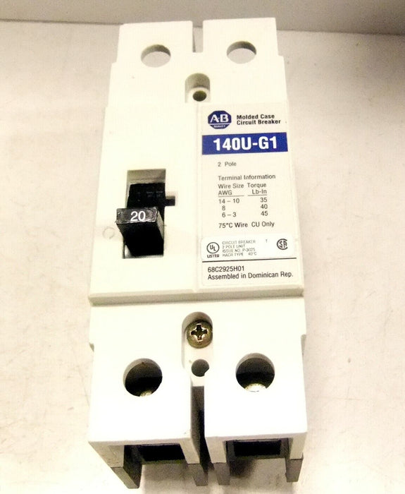 Allen-Bradley Circuit Breaker 140U-G1C20