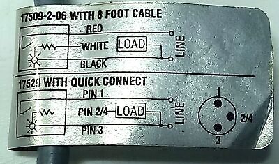 PHD 17529-2 110/120 V AC 2.5 W Proximity Sensor w/ Quick Disconnect