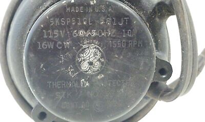 GE 5KSP51GL581JT 115 V 10 A 16 W 1550 RPM Thermally Protected Electric Motor