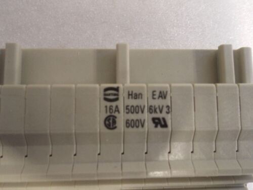 HARTING CONNECTOR MALE 24PIN SCREW TYPE HAN EAV