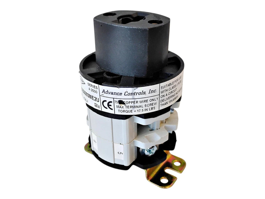 Advance Controls CB0250003ME2U 600 V AC 25 A Cam Switch