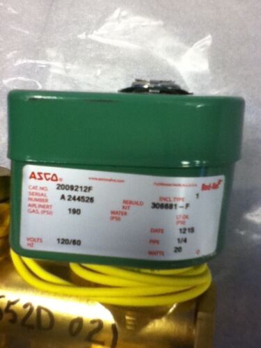 ASCO 2009212F VALVE- NO BOX