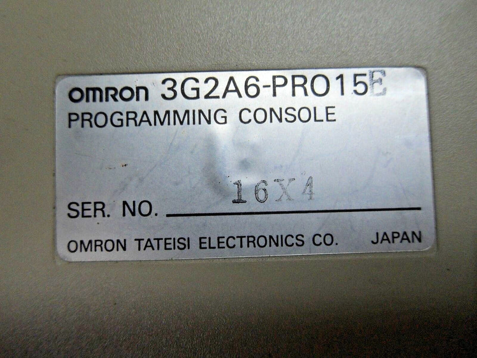 Omron 3G2A6-PRO15E Programming Console
