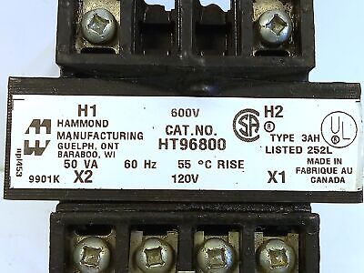 Hammond HT96800 120 V AC 50 VA Transformer