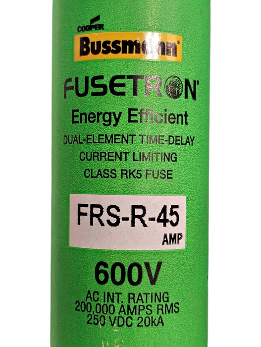 Bussmann FRS-R-45 600 V AC 45 A Current-Limiting Time-Delay Fuses