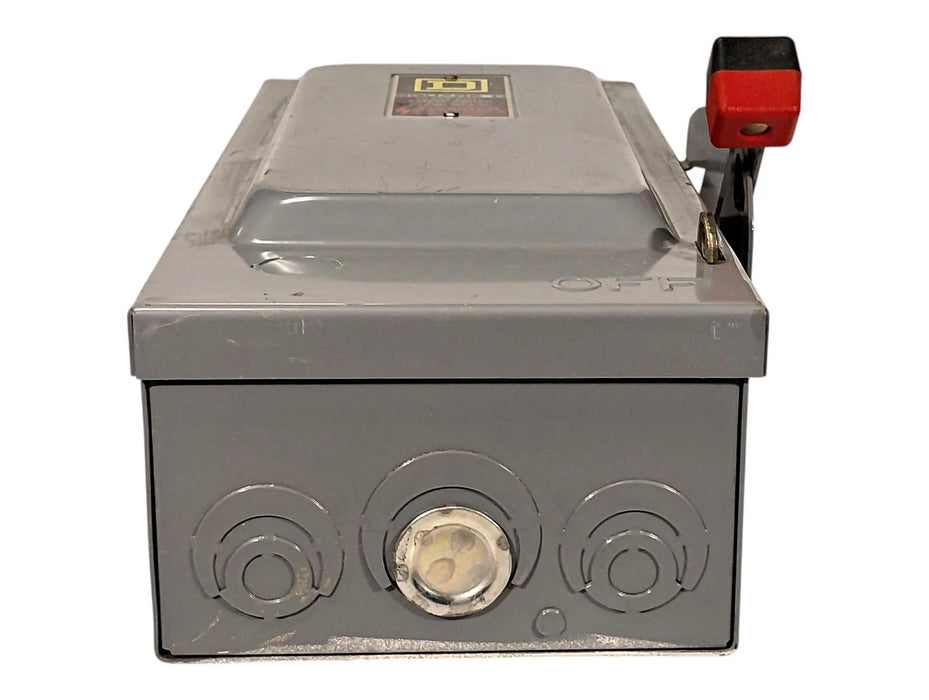 Square D HU31 Series E2 600 V AC/DC 30 A Non-Fusible Safety Switch