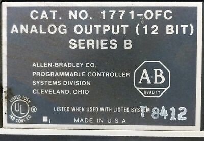 Allen-Bradley 1771-OFC Output Module