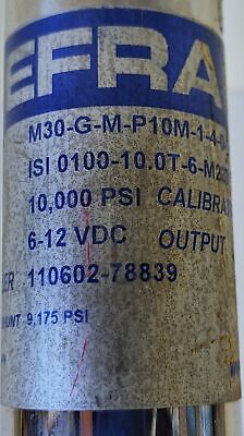 Gefran M30-G-M-P10M-1-4-0-110 Pressure Transducer